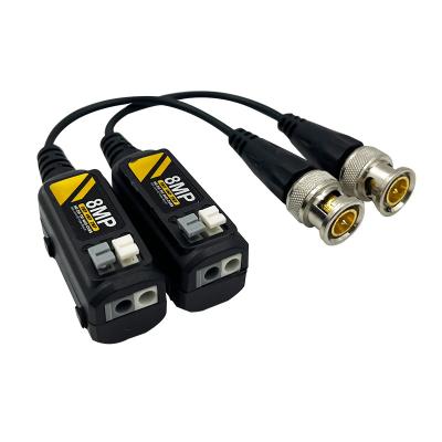 중국 8MP 싱글 포트 HD 아날로그 카메라 비디오 발런 수동 송신기 BNC Rj45 Cat5 Cat6 UTP 케이블 TVI/CVI/AHD/CVBS 판매용