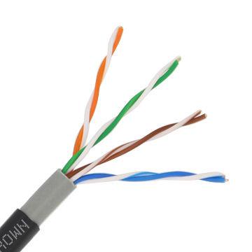 China Im Freien optionale Farbe des Hochfrequenz-Cat5e-Netz-Kabel-twisted- pair4p zu verkaufen