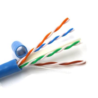 China Cable de Ethernet del aislamiento Cat6 Utp del HDPE, cable al aire libre Cat6 23awg de Utp en venta