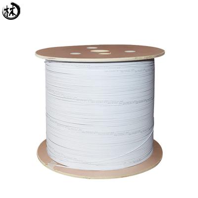 Chine Corde de correction optique de fibre de FTTH 1 2 4 6 8 d'intérieur autosuffisants de noyau avec le fil de messager à vendre