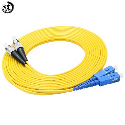 Cina Cavo di toppa dello Sc di Upc MP Dx Fc di durevolezza, cavo di Ethernet a fibra ottica 3 metri in vendita