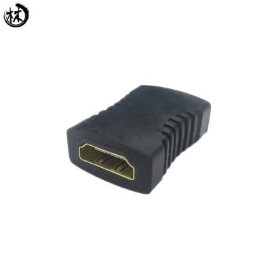 China HDTV Male to Male adapter,HDTV/M to HDTV/M with golden plate,180 degrees HDTV adapter for sale