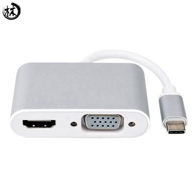 Κίνα Kico Type C Hub USB Type-C Adapter to VGA & HDTV Connector OTG HD Support 1080P Factory Provide OEM Service προς πώληση