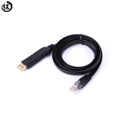 China FTDI Chip RS232 USB To RJ45 Serial Console Rollover Cable  For Cisc Routers RJ45 for sale