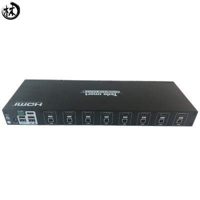 China 8x1 HDTV KVM Switcher 8 Port HDTV USB 2.0 KVM Switch en venta