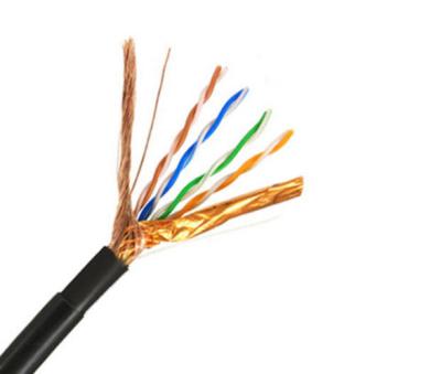 中国 23AWG 1000FT屋外のSftp CAT6 LANケーブル305Mの4Pツイスト ペア0.56mm 販売のため