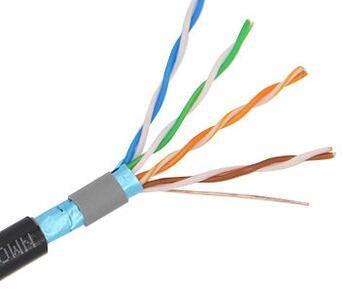 Κίνα καλώδιο δικτύων 500MHz S/FTP CAT6 4P + στριμμένο Φ LDPE ζευγαριού εξωτερικό σακάκι προς πώληση