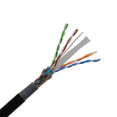 China Chaqueta de PVC al aire libre de Ethernet de alta resistencia CAT6 Lan Cable de Cat6a en venta