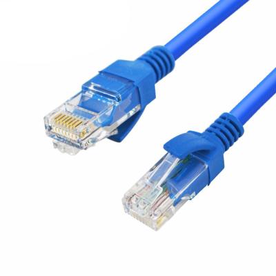 China Blaues Verbindungskabel-Kabel T568B T568B Cca Utp Rj45 0.5m zu verkaufen