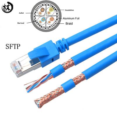 China conductor SFTP Rj45 Jumper Cable Insulation Jacket de 0.50m m en venta