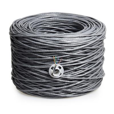 Cina La rete grigia di 23Awg CAT6 cabla 305M Roll 1000ft in vendita