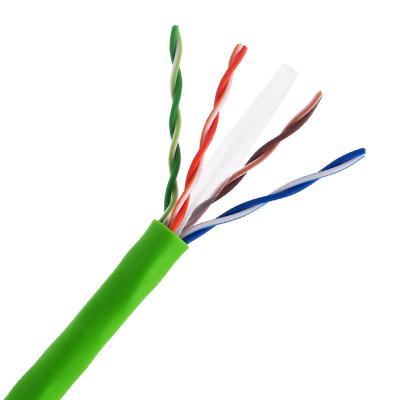 China Fast Speed UTP Cat6 Utp Network Cable , Cat6 External Cable 305m PVC Inner Te koop