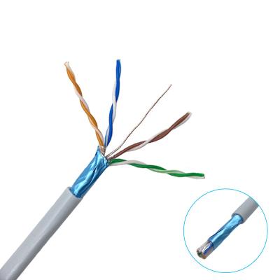 Cina 4 paia scoprono CAT5E schermato ftp di rame Lan Cable 1000ft in vendita