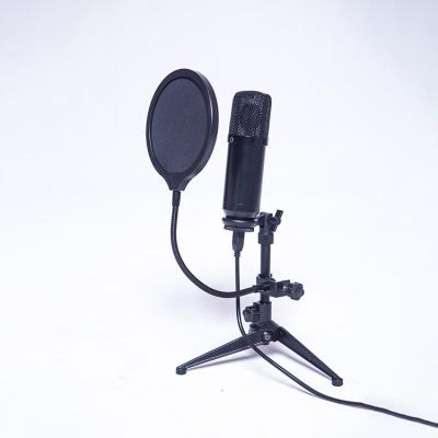 China Professional Live Studio USB Condenser Recording Microphone Computer Computer Kits Recording Microphone for sale