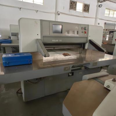 China Guillotine Knife Cutting Machine 115E Polar Guillotine Paper Cutter With Computerized Control for sale