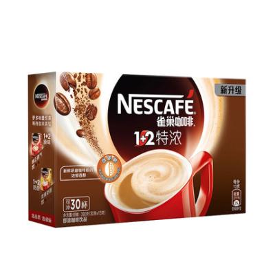 China Natural wholesale hot nescafe milk flavor 1+2 nests super strong instant coffee vermicelli pack for sale