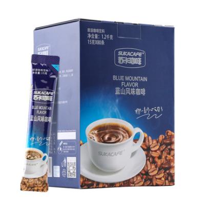 China Instant Flavor Normal Wholesale Blue Coffee Mountain Pick Up Strip Pack Three Strong In A Box Original 80 Latte Mocha Flavor Pack for sale