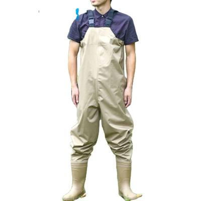 China 100% Waterproof Hot Selling Fashionable Waterproof PVC Hip Boots Fishing Waders for sale