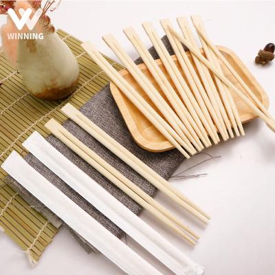 China Biodegradable Eco-friendly Disposable China Wood Gain Personalized Round Disposable Bamboo Sushi Chopsticks Set Palillos Twill Pants for sale