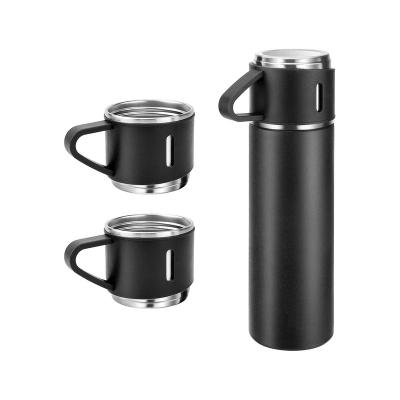 China PORTABLE In Stainless Steel Gift Set Insulation Vacuum Running Cup Set Double Wall Portable Water Bottle Business Cup Set Gift Box for sale