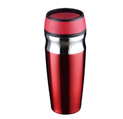 China New Design Double Wall Stainless Steel Sustainable Travel Vacuum Auto Cup With 360 Degree Coverage For Effluent for sale