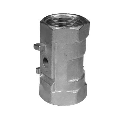 China Water Oil Gas OEM Customized Lost Wax Investment Casting Services Stainless Steel Pipe Connector For Water Oil Gas for sale