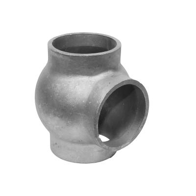 China Valve and Pump System Impeller Foundry Metal Stainless Steel Wax Aluminum Investment Casting Parts Pipe Connector for Water Oil Gas for sale