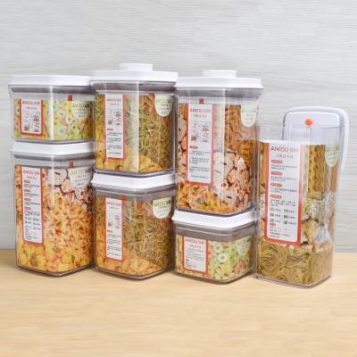 China Wholesale Freshness Keep Plant Container 7pcs Food Storage And Seal In Freshness With This Flour Keeper for sale