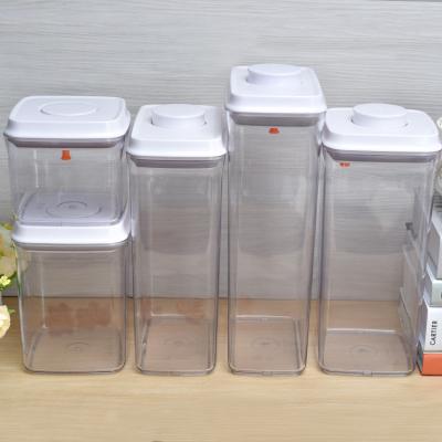 China Freshness Keeping Ankou AUTO Design Food Plastic Airtight Sealed Storage Containers For Flour And More for sale