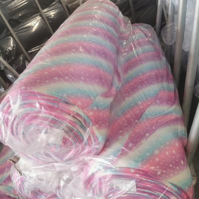 China Sustainable Flannel Fabric Polyester Microfiber Printed Fabric for sale