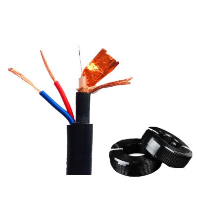 China Rg59 cctv cable factory OEM RG59 cctv cable with power supply standard 200m coaxial rg59 cable for cctv security camera for sale