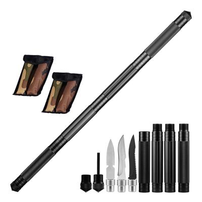 China Multi-Functional Outdoor Survival Defense Anti-Fight Stick Self-Defense Survival Rise/Weapon Field Weapon Supplies Men's Outdoor Telescopic Baton for sale