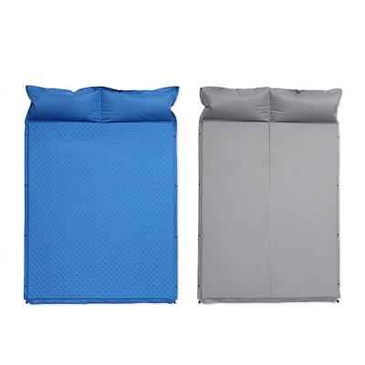 China Portable Multi-Person Pad Quilting Sleeping Pad Travel/Outdoor Camping Office Work Self Inflating Double Camping Mattress for sale