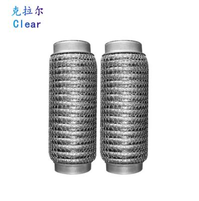 China Cheap Wholesale Stainless Steel Cover Big Pipe Telescopic Automobile Exhaust Bellows Vibration Isolation Pipe Muffler Soft Connection for sale