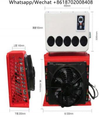 China 53*20*40cm 42A 24 Volt Rooftop Air Conditioner POE68 Oil for sale