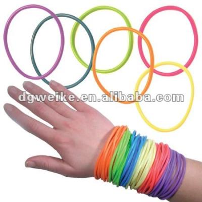 China Eco-friendly Pretty Slim Silicone Wristbands For Promotional Gifts for sale