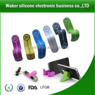 China Hot Promotional 2017 Band Ware Silicone M-clips Silicone Magnet Clips Phone Holder /Clip, New Silicone Clip With Magnet for sale