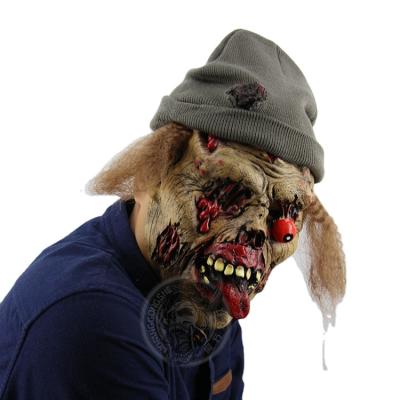 China Party Supplies Amazon AliExpress Halloween Horror Zombie Latex Mask Wholesale Customized Funny Monster Headgear for sale