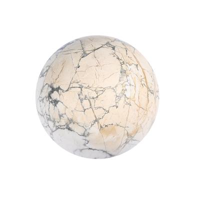 China China wholesale pure natural crystal gemstone healing turquoise white ball for decoration for sale