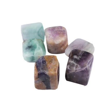 China Original Flourite Crystal Stone Ornament Special Hot Selling Square for sale