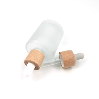 China Non Spill 18 / 400 Screw 60 Ml Plastic Teat Pipette Dropper 100Ml Bamboo Lids for sale