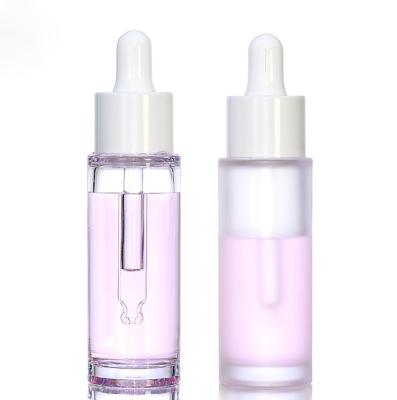 China Serum 30 ml liquid glass bottle dropper box/e dropper frosted glass/glass dropper bottle with packing for sale