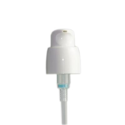 China 18/410 pp cosmetic white plastic cream pump for base bottle for sale