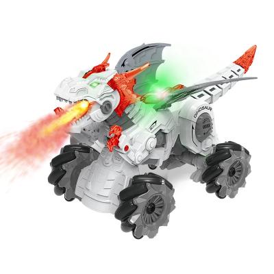 China Hot Selling 2022 Fiery RC Hobbies Amazon Jet Function Change Model Deformation Tyrannosaurus Rex Dragon RC Drift Car Toys for sale