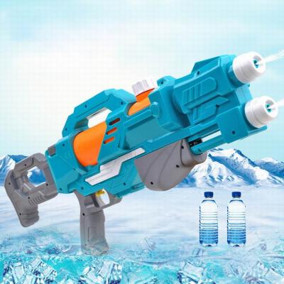 China Hot Selling Amazon Water Gun Toy Two Outlet Beach Super Funny Party Summer Pool Shoot Double Blaster Water Gun Toy For Kids Adults for sale