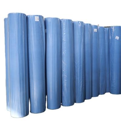 China China SS SSS SMS 100% PP Spunbond Eco-friendly Wholesale Blue Nonwoven Fabric Roll Moth Proof Manufacturer for sale