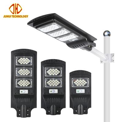 China ROAD High Efficiency Ip65 Waterproof All In One Integrated 30w 60w 90w Outdoor Solar LED Street Light for sale