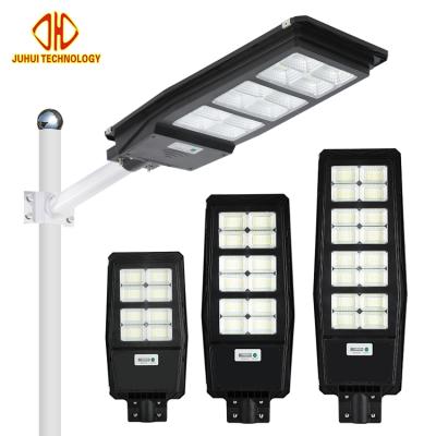 China ROAD Street Light Road Lamp Outdoor Integrated ABS 100w 200w 300w All In One LED Solar Street Light for sale