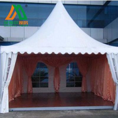 China High Reinforced Aluminum Gazebo Tent Aluminum Frame Pagoda 10m High Peak Party Tent for sale