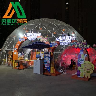 China kids camping tent playground dome tent UV-resistant waterproof outdoor fully clear tent for sale